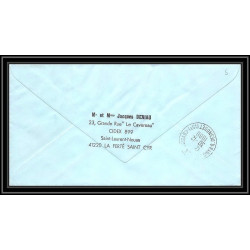 1169 lot de 4 Lettres avec cad différents Taaf terres australes Antarctic covers N° 139A 1988 Signé signed recommandé