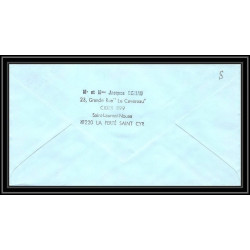 1171 lot de 4 Lettres cad différents Taaf terres australes Antarctic covers 1988 128 134-Signé signed BEQUET recommandé