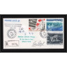 1173 lot de 4 Lettres cad différents Taaf terres australes Antarctic covers 95 Signé signed BEQUET 1988 recommandé