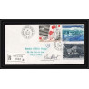 1173 lot de 4 Lettres cad différents Taaf terres australes Antarctic covers 95 Signé signed BEQUET 1988 recommandé