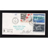 1173 lot de 4 Lettres cad différents Taaf terres australes Antarctic covers 95 Signé signed BEQUET 1988 recommandé