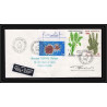 1175 lot 4 Lettres différents Taaf terres australes Antarctic covers FLORE Signé signed COMBET 1986 betemp recommandé