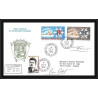 1178 lot 4 Lettres cad différents Taaf terres australes Antarctic covers Signé signed BEQUET 1984 betemp recommandé