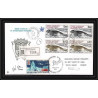 1180 lot 4 Lettres cad différents Taaf terres australes Antarctic covers 31 PHOQUES Signé signed 1984 seal recommandé