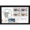 1180 lot 4 Lettres cad différents Taaf terres australes Antarctic covers 31 PHOQUES Signé signed 1984 seal recommandé