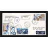 1186 lot 4 Lettres cad différents Taaf terres australes Antarctic covers PHILEXFRANCE 82 Signé signed BEQUET recommandé