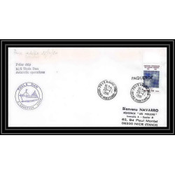 1205 paquebot thala dan 26/4/1981 TAAF Antarctic terres australes Lettre (cover) paquebot