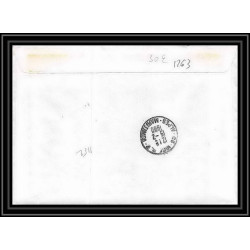 1263 marion dufresne kerguelen 21/1/1980 TAAF Antarctic terres australes Lettre (cover) Signé signed