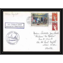 1272 thala dan 17/10/1980 TAAF Antarctic terres australes Lettre (cover)