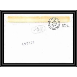 1292 marion dufresne saintonge 1/12/1980 Signé signed TAAF Antarctic terres australes Lettre (cover)