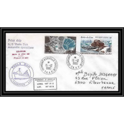 1297 thala dan 15/12/1980 TAAF Antarctic terres australes Lettre (cover)