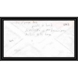 1297 thala dan 15/12/1980 TAAF Antarctic terres australes Lettre (cover)