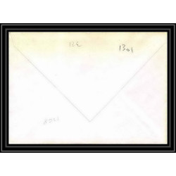 1301 kerguelen 7/7/1981 Signé signed TAAF Antarctic terres australes Lettre (cover)