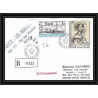 1318 kerguelen recommandé 18/12/1981 TAAF Antarctic terres australes Lettre (cover)