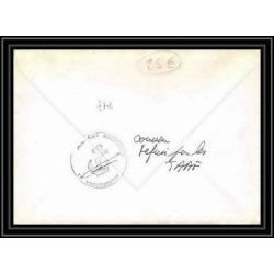 1358 zm 01 Signé signed bourdais 6/10/1982 TAAF Antarctic terres australes Lettre (cover)
