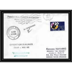1425 marion dufresne opération dialante 28/5/1983 TAAF Antarctic terres australes Lettre (cover)