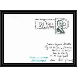 1433 33 ème expédition terre adelie 7/3/1983 TAAF Antarctic terres australes Lettre (cover)