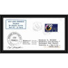 1435 lady franklin wayback canada 21/4/1983 TAAF Antarctic terres australes Lettre (cover) signé capitain signed