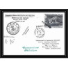 1442 marion dufresne 7/8/1984 obl paquebot Signé signed TAAF Antarctic terres australes Lettre (cover)