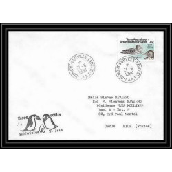 1453 terre adelie mid winter 21/6/1984 TAAF Antarctic terres australes Lettre (cover)
