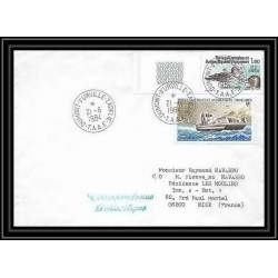 1460 dumont d'urville 21/6/1984 TAAF Antarctic terres australes Lettre (cover)