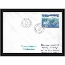 1468 PA N°80 PORT JEANNE D arc fdc 1/1/1984 TAAF Antarctic terres australes Lettre (cover)