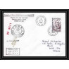 1495 marion dufresne op 86/1 Signé signed 12/11/1985 TAAF Antarctic terres australes Lettre (cover)