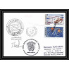 1540 op 88/1 marion dufresne Signé signed 27/10/1987 obl paquebot TAAF Antarctic terres australes Lettre (cover)