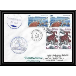 1542 sapmer austral 8/10/1987 TAAF Antarctic terres australes Lettre (cover)