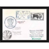 1558 geodyn md 57 marion dufresne 21/4/1988 Signé signed thierry TAAF Antarctic terres australes Lettre (cover)