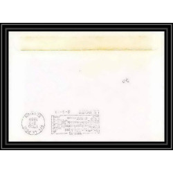 1568 TAAF terres australes Lettre (cover) md 59 fournaise la reunion Signé signed marion dufresne 2/9/1988 obl paquebot 