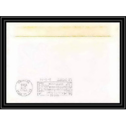 1569 TAAF terres australes Lettre (cover) md 59 fournaise la reunion Signé signed marion dufresne 2/9/1988 obl paquebot 
