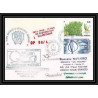 1574 88/4 océanologie md indivat 7/7/1988 Signé signed TAAF Antarctic terres australes Lettre (cover)