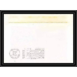 1584 TAAF terres australes Lettre (cover) md 59 fournaise la reunion Signé signed marion dufresne 2/9/1988 obl paquebot 
