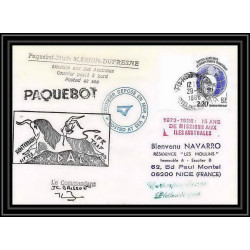 1597 29/10/1988 paquebot marion dufresne TAAF Antarctic terres australes Lettre (cover)