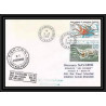 1600 fish cnn astrobale 3/12/1989 TAAF Antarctic terres australes Lettre (cover)