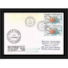 1604 fish cnn l'astrobale 3/12/1989 TAAF Antarctic terres australes Lettre (cover)