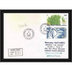 1605 mindwinter 21/6/1989 TAAF Antarctic terres australes Lettre (cover)