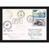 1612 89/3 cgm marion dufresne 9/1/1989 Signé signed brisson TAAF Antarctic terres australes Lettre (cover)