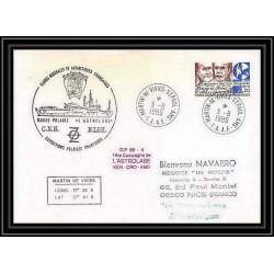 1624 premiere campagne astrobale 3/8/1989 TAAF Antarctic terres australes Lettre (cover)