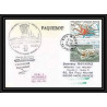 1629 premiere campagne astrobale 14/8/1989 Signé signed TAAF Antarctic terres australes Lettre (cover)