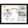 1630 premiere campagne astrobale 14/8/1989 Signé signed TAAF Antarctic terres australes Lettre (cover)