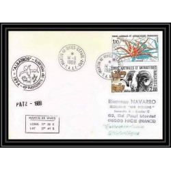 1632 albatros patrouile 1 14/6/1989 TAAF Antarctic terres australes Lettre (cover)