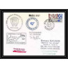 1641 campagane md 60 macamo mozambique la reunion 28/2/1989 Signé signed TAAF Antarctic terres australes Lettre (cover)