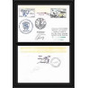 1664 TAAF Antarctic terres australes lettre mission recherche md 64 somirmas Signé signed warney obl paquebot 14/8/1990 