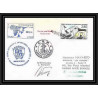 1664 TAAF Antarctic terres australes lettre mission recherche md 64 somirmas Signé signed warney obl paquebot 14/8/1990 