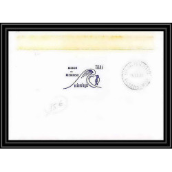 1665 TAAF Antarctic terres australes LETTRE mission recherche md 64 somirmas Signé signed warney obl paquebot 14/8/1990 