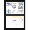 1669 TAAF Antarctic terres australes LETTRE mission recherche md 64 somirmas Signé signed warney obl paquebot 14/8/1990 