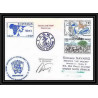 1669 TAAF Antarctic terres australes LETTRE mission recherche md 64 somirmas Signé signed warney obl paquebot 14/8/1990 
