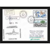 1673 TAAF Antarctic terres australes LETTRE patrouilleur albatros 50 ème hurlant 18ème mission Signé signed 19/3/1990 TA
